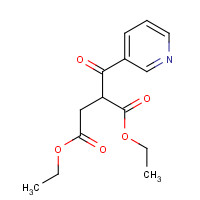 54109-95-4 Ethyl b-Ethoxycarbonyl-γ-oxo-3-pyridinebutyrate chemical structure