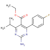 712320-67-7 Ethyl 4-(4-Fluorophenyl)-6-isopropyl-2-amino-pyrimidine-5-carboxylate chemical structure