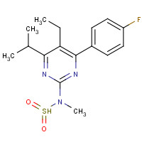 1035595-71-1 Ethyl 4-(4-Fluorophenyl)-6-isopropyl-2-(N-methylsulfonamido)pyrimidine-5-carboxylate chemical structure
