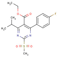 147118-28-3 Ethyl 4-(4-Fluorophenyl)-6-isopropyl-2-(methylsulfonyl)pyrimidine-5-carboxylate chemical structure
