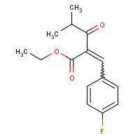 1185241-64-8 Ethyl 3-(4-Fluorophenyl)-2-(2-methylpropionyl)propenoate-d6 chemical structure
