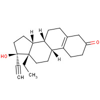19914-67-1 13-Ethyl-17-hydroxy-18,19-dinor-17a-pregn-5(10)-en-20-yn-3-one chemical structure