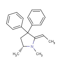 106293-55-4 [R-(E)]-2-Ethylidene-1,5-dimethyl-3,3-diphenyl-pyrrolidine (R-EDDP) chemical structure