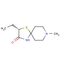 503431-81-0 (2S)-2-Ethyl-8-methyl-1-thia-4,8-diazaspiro[4,5]decan-3-one chemical structure