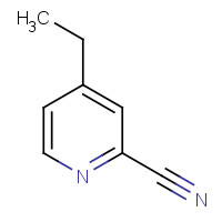 92486-38-9 4-Ethyl-2-pyridinecarbonitrile chemical structure