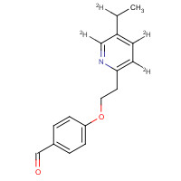 1189479-80-8 4-[2-(5-Ethyl-2-pyridinyl)-d4-ethoxy]benzaldehyde chemical structure