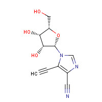 126004-13-5 5-Ethynyl-1-(b-D-ribofuranosyl)-imidazo-4-carbonitrile chemical structure