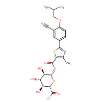 1351692-92-6 Febuxostat Acyl-b-D-glucuronide chemical structure