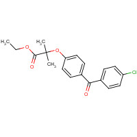 42019-08-9 Fenofibric Acid Ethyl Ester chemical structure