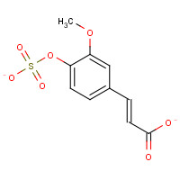 86321-29-1 Ferulic Acid 4-O-Sulfate chemical structure
