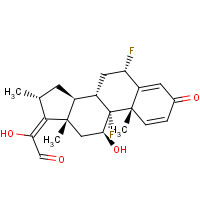 28400-50-2 Flumethasone-?17,20 21-Aldehyde chemical structure