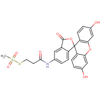 351330-42-2 2-[(5-Fluoresceinyl)aminocarbonyl]ethyl Methanethiosulfonate chemical structure
