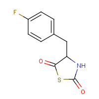 291536-42-0 5-(4-Fluorobenzyl)-2,4-thiazolidinedione chemical structure