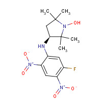 73784-45-9 3-(5-Fluoro-2,4-dinitroanilino)-2,2,5,5,-tetramethyl-1-pyrrolidinyloxy chemical structure