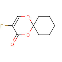134878-53-8 3-Fluoro-1,5-dioxaspiro[5.5]undec-3-en-2-one chemical structure