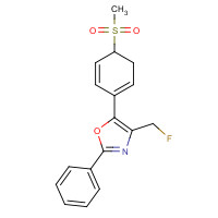 126428-97-5 (4S,5R)-4-(Fluoromethyl)-4,5-dihydro-5-[4-(methylsulfonyl)phenyl]-2-phenyloxazole chemical structure