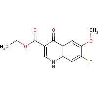 622369-35-1 7-Fluoro-1,4-dihydro-6-methoxy-4-oxo-3-quinolinecarboxylic Acid Ethyl Ester chemical structure