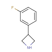 1203798-80-4 3-(3-Fluorophenyl)azetidine chemical structure