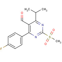 849470-61-7 4-(4-Fluorophenyl)-5-formyl-6-isopropyl-2-methylsulfonylpyrimidine chemical structure