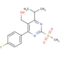849470-59-3 4-(4-Fluorophenyl)-5-hydroxymethyl-6-isopropyl-2-methylsulfonylpyrimidine chemical structure
