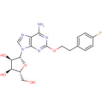 131865-85-5 2-[2-(4-Fluorophenyl)ethoxy]adenosine chemical structure