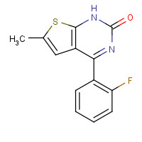 50263-91-7 4-(2-Fluorophenyl)-6-methylthieno[2,3-d]pyrimidin-2(1H)-one chemical structure