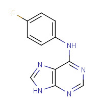 73663-95-3 (4-Fluorophenyl)(9H-purin-6-yl)amine chemical structure