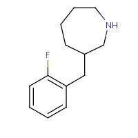 1158747-37-5 3-[(2-Fluorophenyl)methyl]hexahydro-1H-azepine chemical structure
