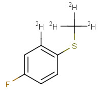 1189510-57-3 4-Fluorothioanisole-d4 chemical structure
