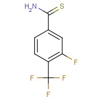 317319-16-7 3-Fluoro-4-(trifluoromethyl)benzenecarbothioamide chemical structure