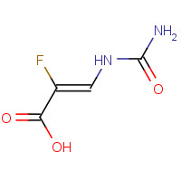 76831-42-0 2-Fluoro-3-ureidopropenoic Acid chemical structure