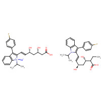 93936-64-2 Fluvastatin N-Ethyl Sodium Salt (Fluvastatin Impurity) chemical structure