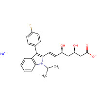 94061-80-0 (3R,5S)-Fluvastatin Sodium Salt chemical structure