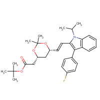 500731-91-9 (3R,5S)-Fluvastatin-3,5-acetonide tert-Butyl Ester chemical structure