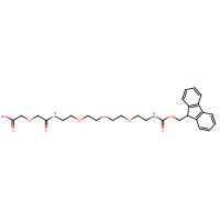489427-26-1 17-(Fmoc-amino)-5-oxo-6-aza-3,9,12,15-tetraoxaheptadecanoic Acid chemical structure