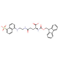 193475-66-0 Fmoc-g-[b-(5-naphthyl Sulfonic Acid)-ethylenediamine]-L-glutamic Acid chemical structure