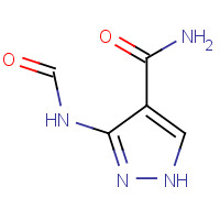 22407-20-1 3-(Formylamino)-1H-pyrazole-4-carboxamide chemical structure