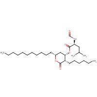 130676-65-2 N-Formyl-L-leucine (3S,4S,6S)-3-Hexyltetrahydro-2-oxo-6-undecyl-2H-pyran-4-yl Ester chemical structure