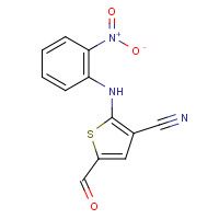 186792-87-0 5-Formyl-2-[(2-nitrophenyl)amino]-3-cyanothiophene chemical structure