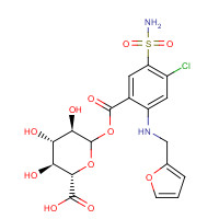 72967-59-0 Furosemide Acyl-b-D-glucuronide chemical structure