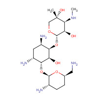 26098-04-4 Gentamicin C1a Pentaacetate Salt chemical structure