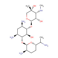 25876-11-3 Gentamicin C2 Pentaacetate Salt chemical structure