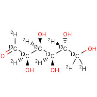 201417-01-8 D-Glucose-13C6,d7 chemical structure