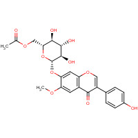 134859-96-4 Glycitin 6''-O-Acetate chemical structure