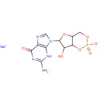 40732-48-7 Guanosine 3',5'-Cyclic Monophosphate Sodium Salt chemical structure