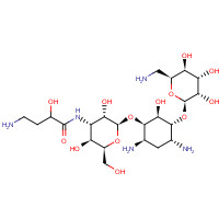 50725-25-2 3''-HABA Kanamycin A chemical structure