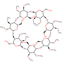 123155-05-5 Heptakis(2,3-dimethyl)-b-cyclodextrin chemical structure