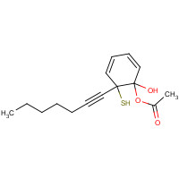 209125-28-0 2-(2-Heptynylthio)phenol Acetate chemical structure