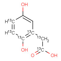 1216468-48-2 Homogentisic Acid-13C6 chemical structure