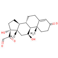 14760-49-7 Hydrocortisone 21-Aldehyde Hydrate chemical structure